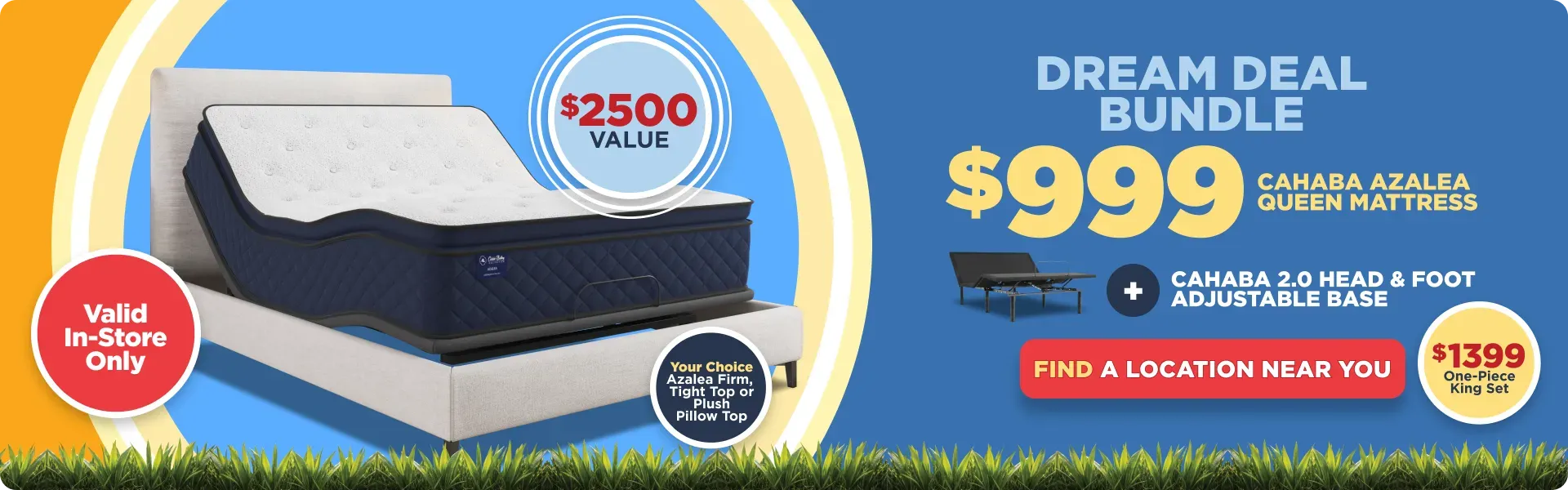 Spring Clearance Cahaba Azalea Queen Mattress